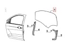 Vidro Da Porta Dianteira Lado Esquerdo para Fiat Argo Cronos Fastback Pulse - 52221723