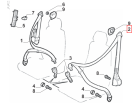 Cinto de Segurança Dianteiro Esquerdo para Fiat Doblò 2002 até 2021 - Cód. 735305595