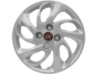 Calota Aro 14 Cinza Metalizado para Fiat Uno ATTRACTIVE 2015 até 2021 - Cód. 100226659