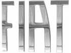 Emblema Traseiro Sigla FIAT para Fiat Argo 1.0 1.3 1.8 2018 até 2022 - - Cód. 100244885