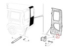 Porta Traseira Lado Direito Fiat Doblò 2002 até 2021 - 51757801